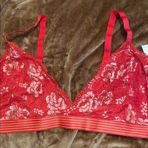 Red Lace Bralette